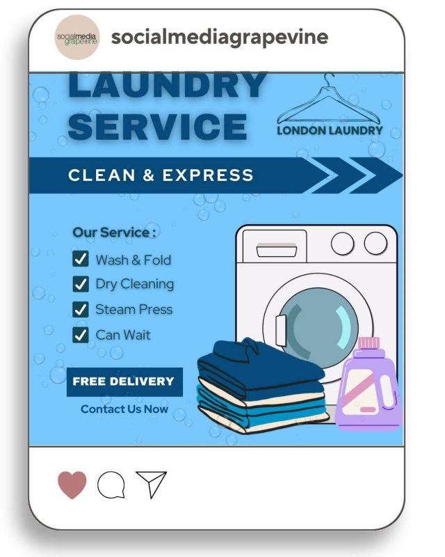 laundry brand social media
